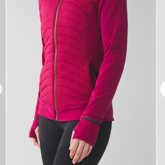 Rare Lululemon Fleece Out JacketBerry RumbleRelease Date: 11/2015 - Picture 1 of 16